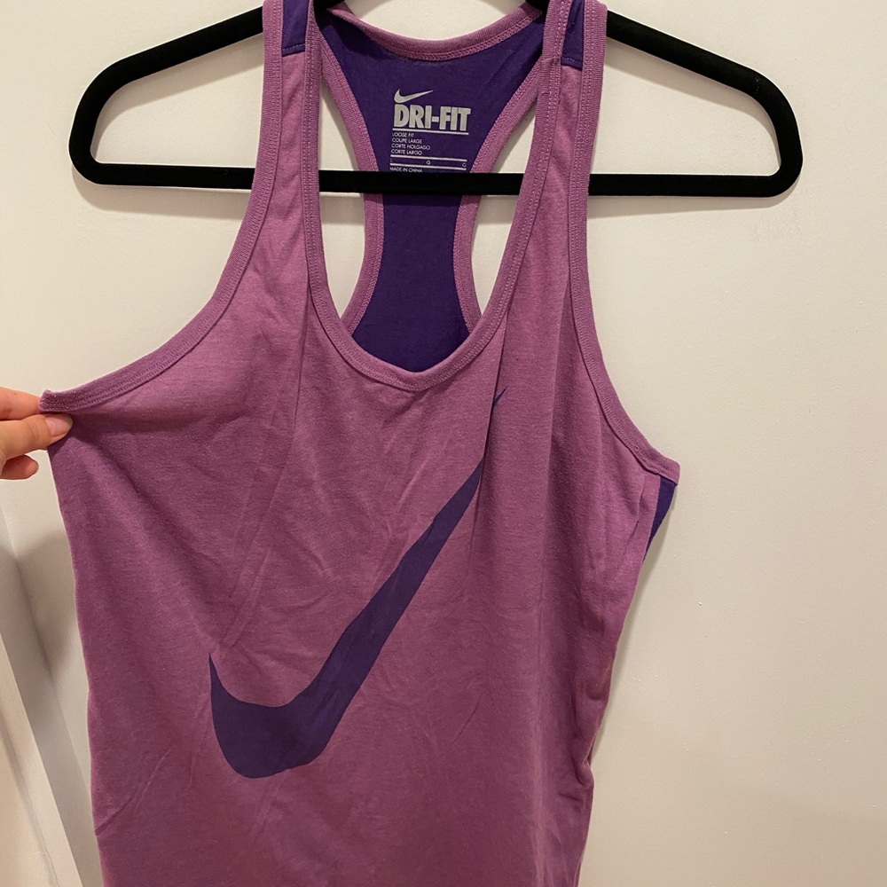 Nike loose fitting tank top size L, gently worn